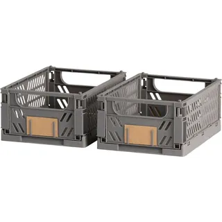 BigBuy Aufbewahrungskiste 25 x 16,5 x 10 cm 10-tlg. Silber