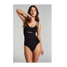 Hunkemöller Nahtloser Slip mit hoher Taille Schwarz, XL