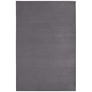 BT Carpet Softvelours Läufer Bare Dunkelgrau, 80x250 cm