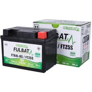 Fulbat Ftx4l-bs/ftz5s Gelbatterie Durchsichtig Durchsichtig One Size