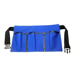 Lewi Lewi 13004 Schürze blau mit Gürtel Tüchertasche zur Glasreinigung Fensterwischer