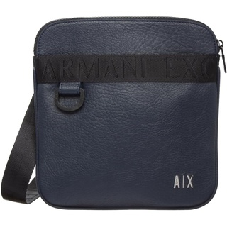 Armani Exchange Men's Pantelleria, Tape, small Logo Flat, Blu Navy