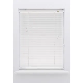 MY HOME Jalousie Matt (B x H: 140 x 180 cm, weiß Aluminium)