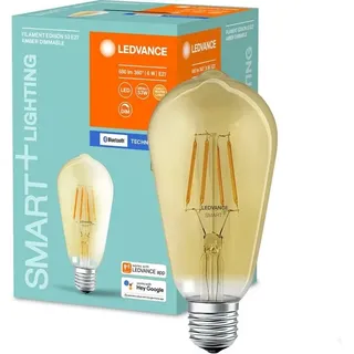 Ledvance LED Filament Smart+ Edison ST64 5,5W = 45W E27 Gold 600lm extra warmweiß 2500K Dimmbar App Google Apple HomeKit Bluetooth