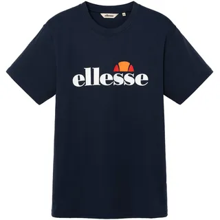 T-Shirt ELLESSE "T-Shirt PRADO 2 1er Pack", Herren, Gr. L, blau (dunkelblau), Obermaterial: 100% Baumwolle CO., Shirts T-Shirt