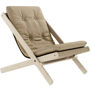 Karup Loungesessel Boogie OUT Polyester 65 x 75 x 88 cm Beige mit gepolsterter Sitzauflage