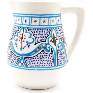 Marokkanischer Wasserkrug, Türkis, 1 Liter