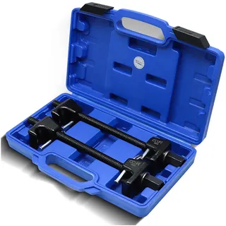 CCLIFE Federspanner KFZ 320mm, 2tlg Profi Auto Feder Spanner Werkzeug für Stoßdämpfer