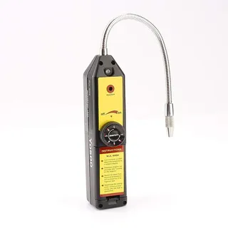 Halogen-Gas-FCKW-HFKW-Kältemittel-Lecksuchgerät R134a R410a R22a HVAC Checker Tragbarer Tester MEHRWEG VERPACKUNG socialme-eu