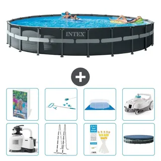 Ultra XTR Pool Rund - 732x132 cm - 7-teilig S605 - Grau
