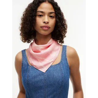 Tommy Hilfiger Modetuch "TOMMY SCRIPT SILK SQUARE", classic pink