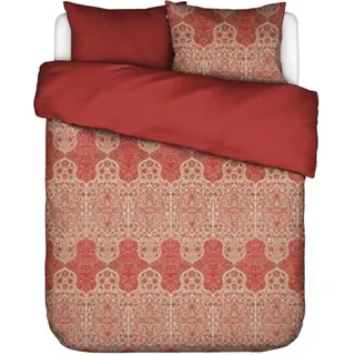 Essenza Satin Bettwäsche-Garnitur Minte Farbe Woodrose Größe 155x220+80x80