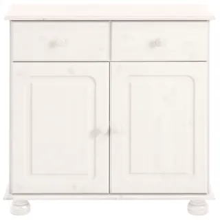 Home affaire Sideboard »Mette« Kommode mit gefrästen, kugelförmigen Füßen, Breite 80 cm, weiß