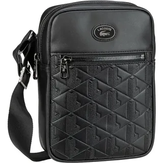 Lacoste Nomogramme Umhängetasche Leder 16 cm Umhängetaschen Schwarz