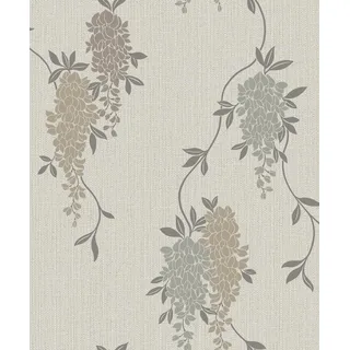 Fine Decor Blumentapete Glyzinien Neutral FD43673