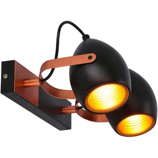 Deckenstrahler , Schwarz , Metall , 23x18x30 cm , Lampen & Leuchten, Leuchtenserien