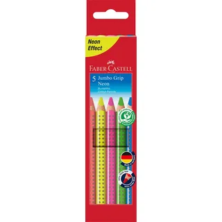 Jumbo Grip Neon Buntstiftetui 5 St.