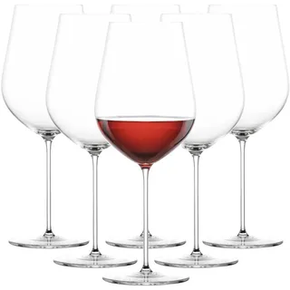 Rotweinglas ZWIESEL GLAS "Rotweingläser VUELO 785 ml 6er Set transparent", bunt (transparent), B:10,3cm H:25,4cm Ø:10,3cm, Glas, Trinkgefäße, Rotweinglas, Spülmaschinengeeignet