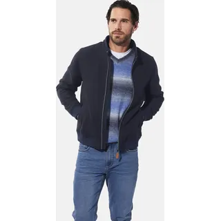 Blouson BABISTA "Blouson BASTIANO", Herren, Gr. 56, blau (dunkelblau), Obermaterial: 75% Polyester COOLMAX PES(Coolmax). 25% Wolle mw., Jacken Blouson
