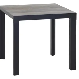 Siena Garden Gartentisch Silva 80 x 80 x 74 cm Washed Grau