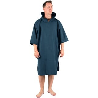 Lifeventure Kompakter Wechselnde Robe | Leichter, dehnbarer Mikrofaser-Poncho mit Kapuze für Surfen, Schwimmen, Camping