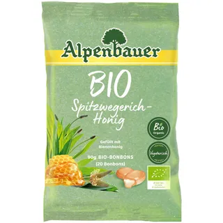 Alpenbauer Bio Spitzwegerich Honig gefüllt mit Bienenhonig 90g