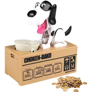 KBIBCK Hungriger Hund Spardose, Welpen-Sparschwein