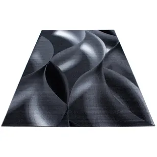 Ayyildiz Läufer , Schwarz , Textil , Uni , rechteckig , 80x300 cm , Oeko-Tex® Standard 100 , für Fußbodenheizung geeignet, schmutzabweisend, für Hausstauballergiker geeignet, lichtunempfindlich, antistatisch, pflegeleicht, strapazierfähig, leicht zusammenrollbar , Teppiche und Böden, Teppiche, Teppichläufer, Läufer
