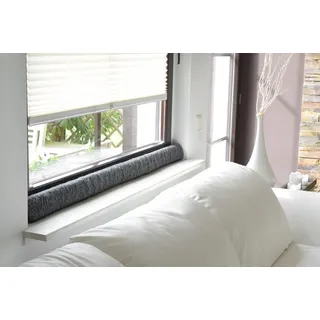 K & N Schurwoll-Zugluftstopper 100 cm Anthrazit