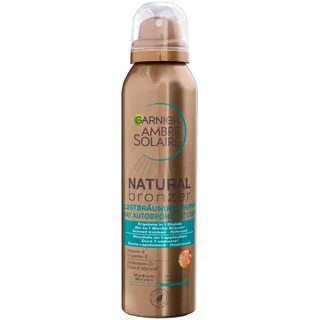 Garnier Selbstbräuner für Gesicht und Körper, Langanhaltende, natürliche Bräune, Ambre Solaire Natural Bronzer Selbstbräunungs-Spray, 1 x 150 ml