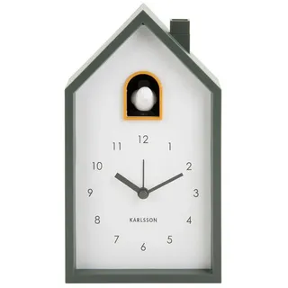 Karlsson Wecker Modern Cuckoo grün