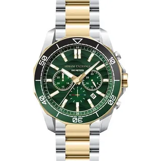 Armani Exchange AX1966 SPENCER Chronograph Uhr Herrenuhr Edelstahl Chrono Datum bicolor