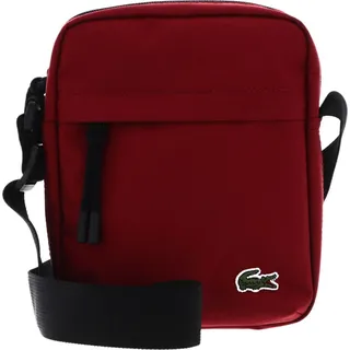LACOSTE Umhängetasche Neocroc Vertical Camera Bag Andrinople dunkelrot - Dunkelrot
