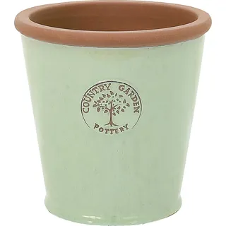 Pflanztopf Country Garden Pottery Keramik Grün-Beige 31 cm x 31 cm x 31 cm