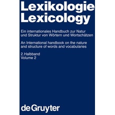 Lexikologie / Lexicology / Lexikologie / Lexicology. 2. Halbband
