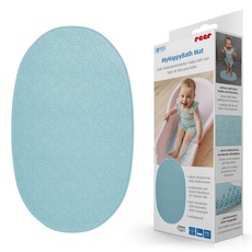 Bild MyHappyBath Mat - Baby Badewannenmatte, Anti-Rutsch-Oberfläche mit Walmotiven, 42 x 25 cm, blau