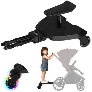 lionelo Buggy Board 2in1 Mitfahrbrett für Kinderwagen mit abnehmbarem Sitz