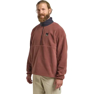 Jack Wolfskin Sumetro Halbreißverschluss-sweatshirt - Dark Rust - 2XL