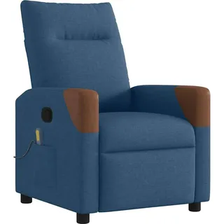 vidaXL Massagesessel Blau Stoff - Blau
