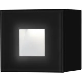 Konstsmide Außenwandleuchte Aluminium 8 x 8 x 5 cm inkl. Leuchtmittel schwarz