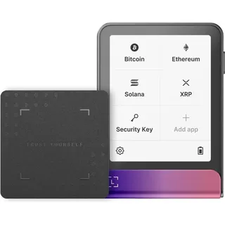 Ledger Flex Crimson Magenta Crypto Hardware Wallet with Recovery Key