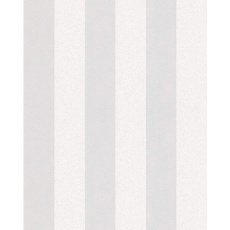 Bild von Vliestapete Streifenmuster Weiß-Pearl 10,05 x 0,53 m FSC®