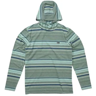 Salty Crew White Cap Tech Langarm-rash Guard - Marine - XL