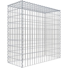Bild Gabione, silbergrau, Maschenweite 5 10 cm