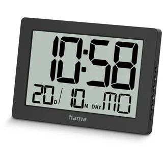 Hama Wanduhr digital 0,00  schwarz