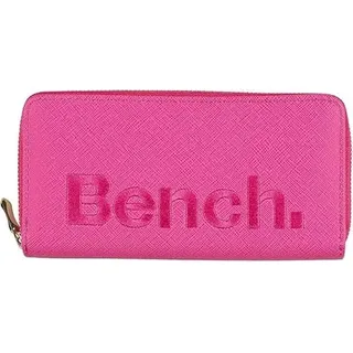 Noey & Lou Bench Damen Geldbörse XXL Portemonnaie Große Brieftasche Reißverschluss Clutch Münzörse (Pink)