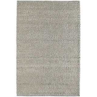 Xxxl Handwebteppich , Creme , Textil , Struktur , quadratisch , 120x170 cm , für Fußbodenheizung geeignet , Teppiche Und Böden, Teppiche, Schafwollteppiche