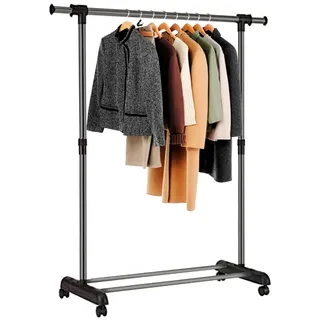 edihome Garderobenständer edihome Metall mit Rollen