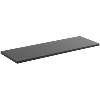 Xora Wandboard , Schwarz , Holzwerkstoff , 80x1.8x25 cm , Wohnzimmer, Regale, Wandboards