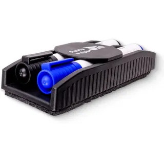 RAYLU PAPER Magnetischer Radiergummi mit 2 Whiteboard-Markern, magnetischer Whiteboard-Radierer, Trockenlöschreiniger, runder Whiteboard-Marker für Büro und Klassenzimmer.